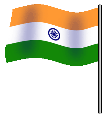 indian waving flag